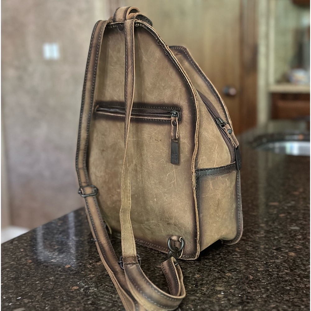 Real leather backpack - Picture 2 of 9